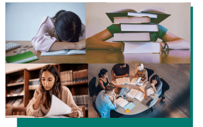 Stress des examens anxiété perte de confiance fatigue baisse de morale