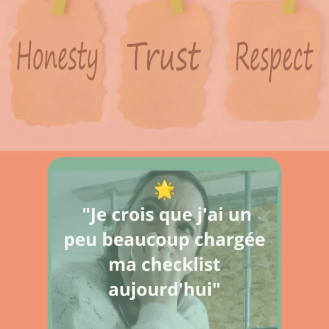 Hello à tous 

Je ne sais pas vous mais parfois comme c'est le cas aujourd'hui j'ai chargé ma to do list. Alors quand c'est comme cela je me mets en mode automatique et j'enchaîne. La plupart du temps ce mode de fonctionnement 🏃🏻 marche très bien avec moi. Car je lève le pas après. Comme quoi on peut être dans le développement personnel le bien-être et la santé mentale et apprécié à bonne dose le mode machine de gue.rre🤣

Mais là je sais que je n'aurais pas assez de temps pour tout faire donc je vais tout reposer et prioriser. 

C'est partie avec mon café ☕, mon impératif retrouver mon mari a 12h pour profiter de la pause déjeuner en amoureux les enfants sont à l'école 😜.

D'ici là je dois ranger mon cabinet, prendre une douche, finaliser mes séances pour lundi et lancer des machines pour être à jour dans le linge le ranger.

J'ai déjà fait le ménage ( vive les travaux), promener le chien, lancer une machine pour être sûr d'avoir le maillot de bain du fiston cuit les cuisses de poulet 🐔. 

Donc la douche sera non négociable 😂, je dois ranger le cabinet et faire mes prépa de séance. Si tout ne se cale je ne fais que  les machines essentielles pour tout avoir ce WE et je terminerais cet après midi car je mettais quand même réservée une marge

Et vous quand c'est comme ça vous faites comment ?